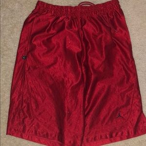 Jordan men’s XL basketball shorts RED